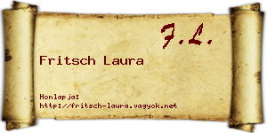 Fritsch Laura névjegykártya